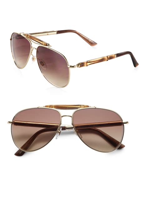 gucci aviator-frame metal sunglasses replicas|gucci aviator sunglasses on sale.